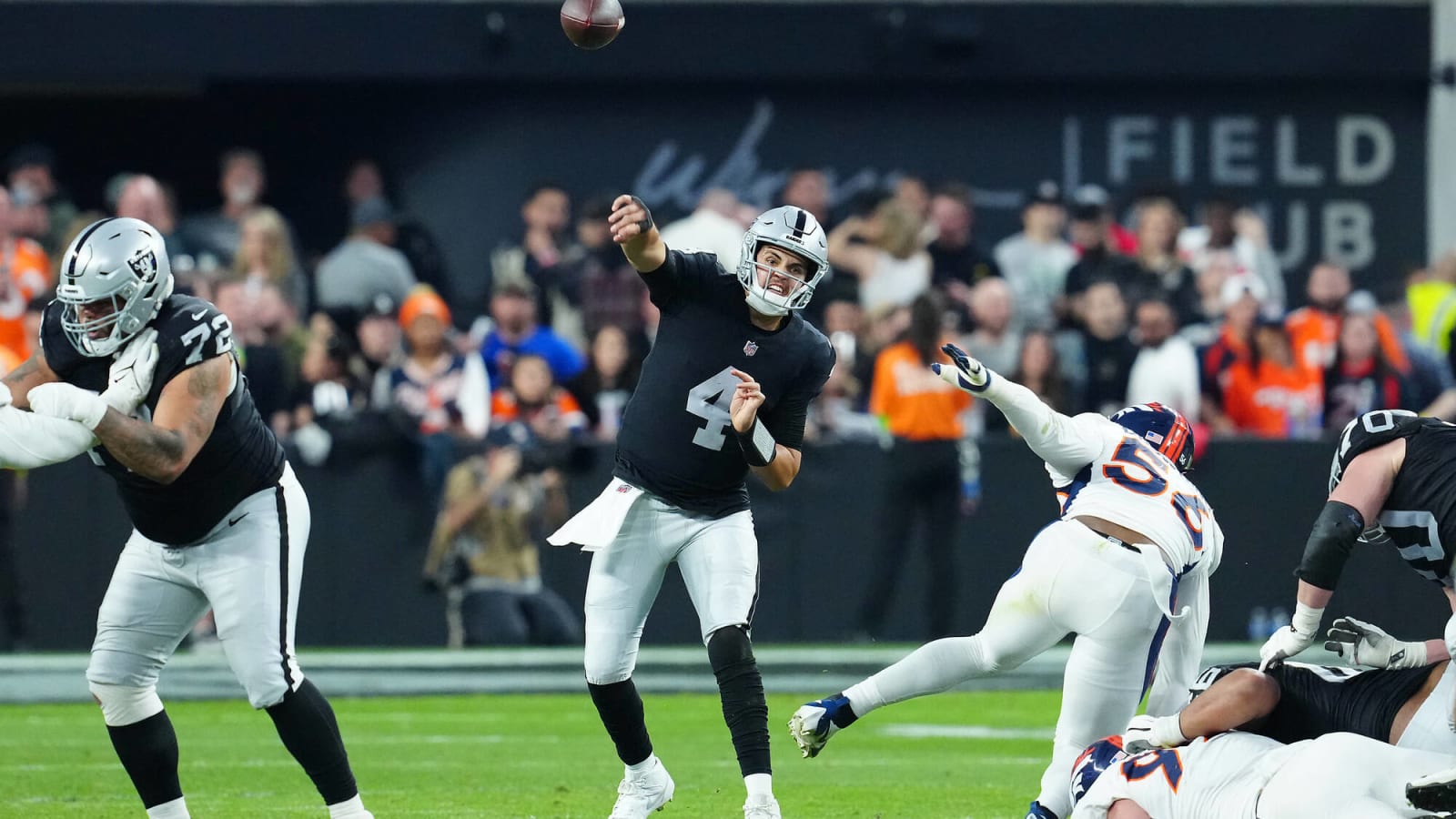Raiders quarterback Aidan O&#39;Connell reveals the real reason he changed his number this offseason