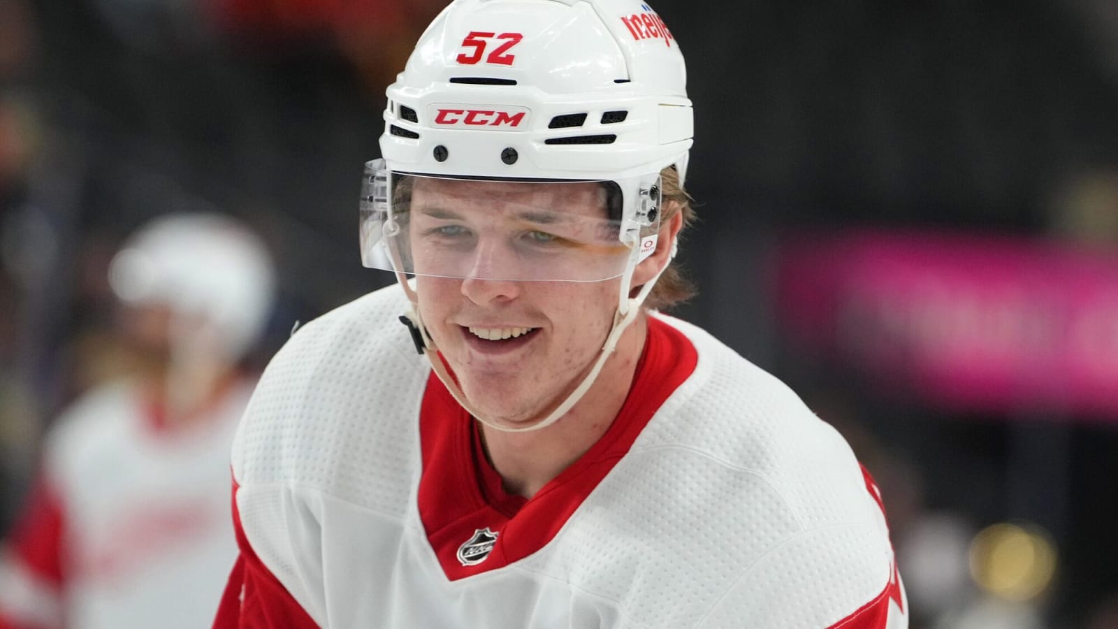 Red Wings’ Jonatan Berggren fined for cross-checking Maple Leafs’ Connor Dewar