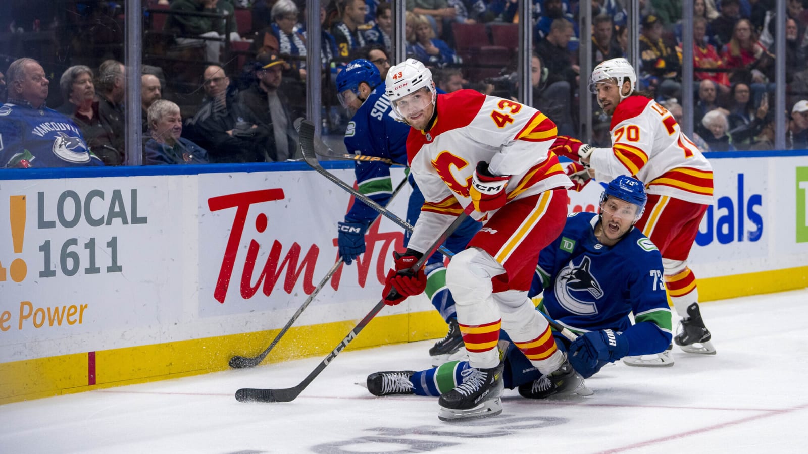 Former Oilers defenceman Vincent Desharnais falls out of Canucks lineup after first game