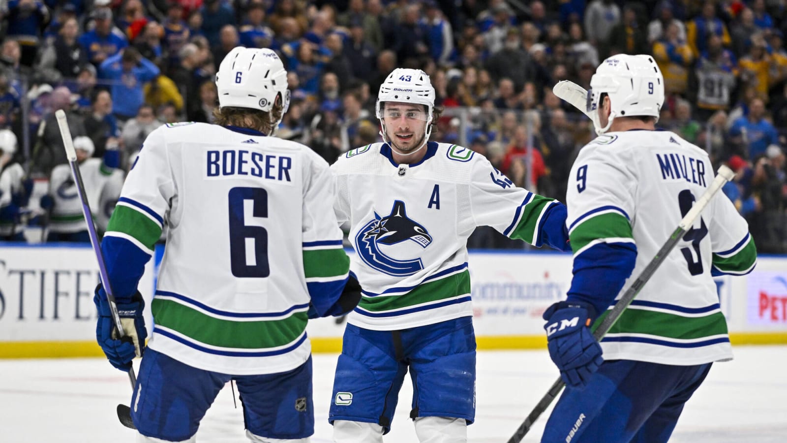  Canucks fall in overtime after a back and forth game with St. Louis Blues