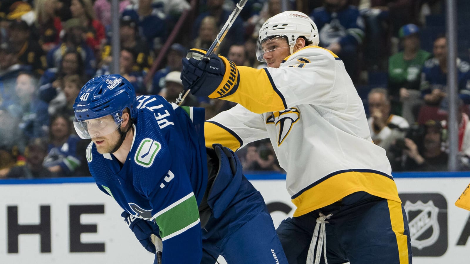  Canucks lose tightly-contested affair vs. Predators, series heads to Nashville for game six