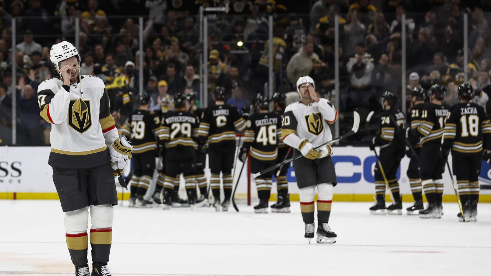 Golden Knights Comeback Wrecked; Bruins Late Goal Wins