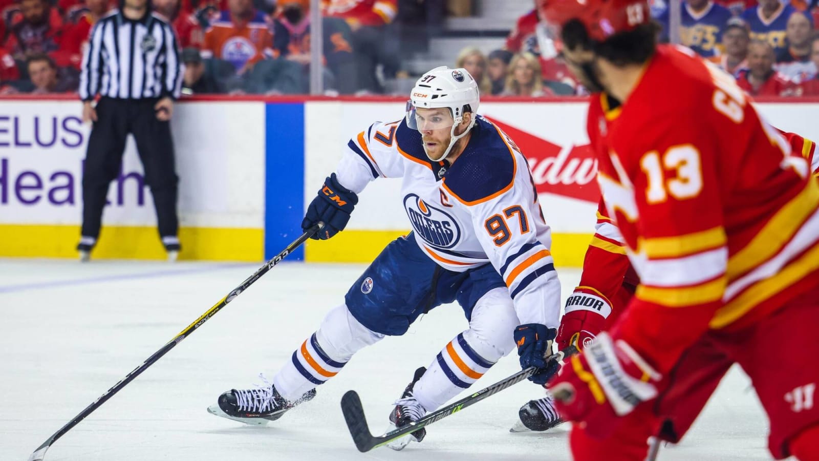 Clips and Quotes: the Calgary Flames lose to the Edmonton Oilers 5-3, series tied 1-1