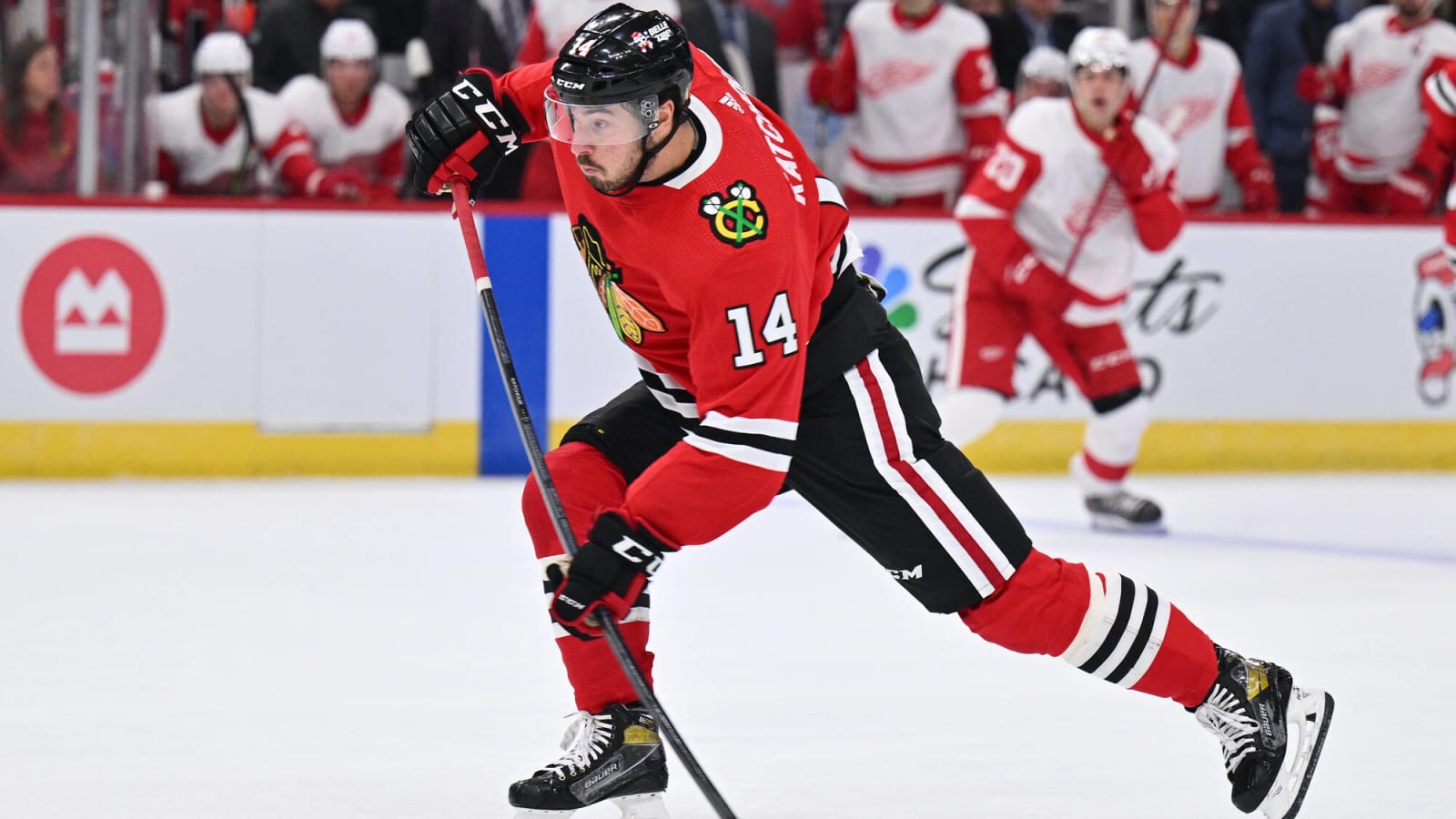 Chicago Blackhawks Forward Boris Katchouk out injured with Ankle Sprain