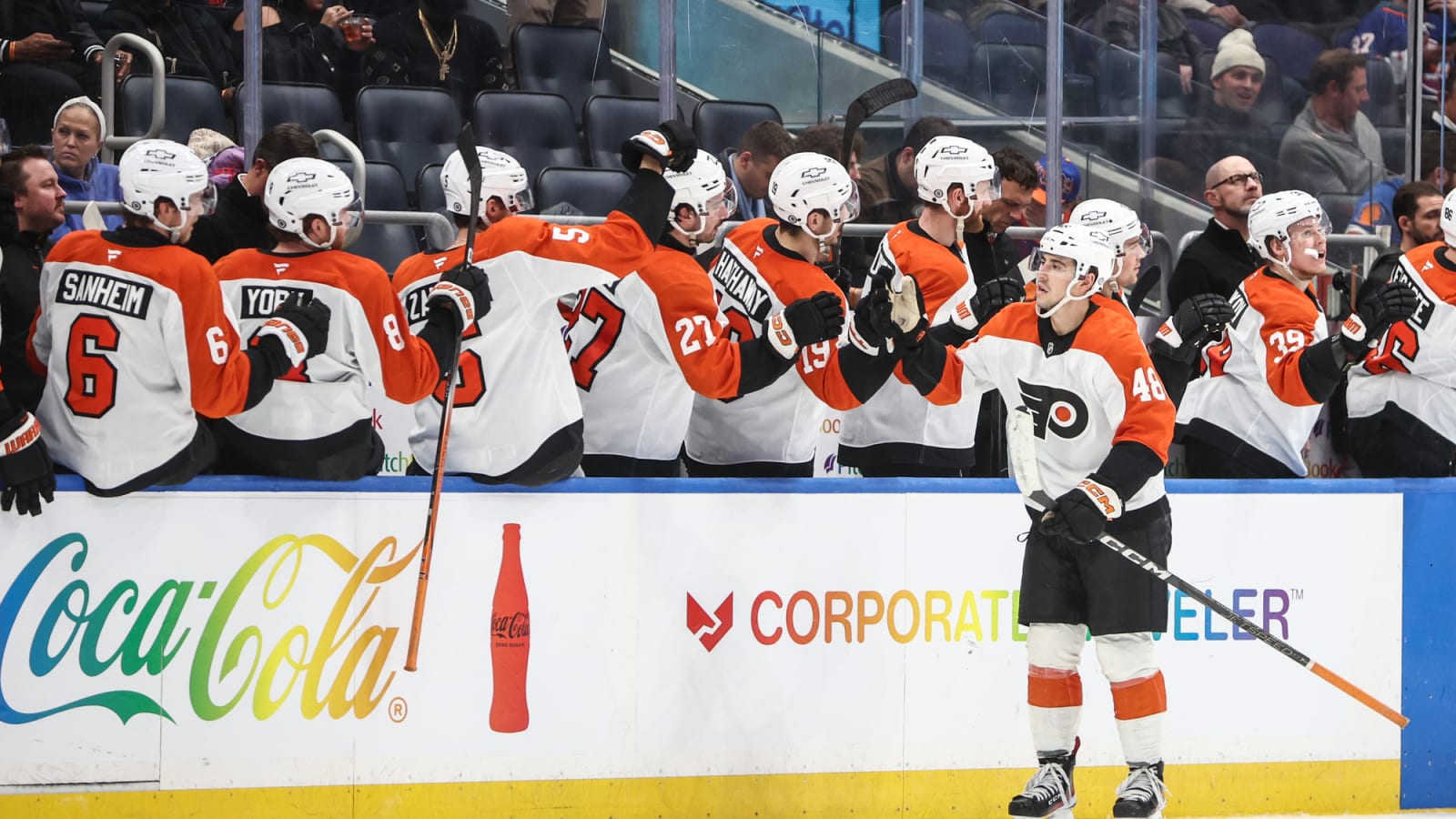 Joel Farabee Earns Two Points in his Return, Flyers Beats Isles 5-3