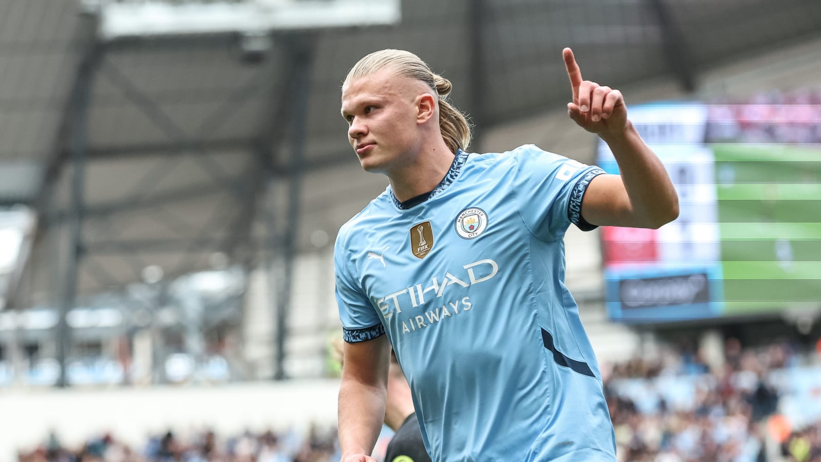 Watch: Erling Haaland makes Premier League history with stunning finish after Ederson assist