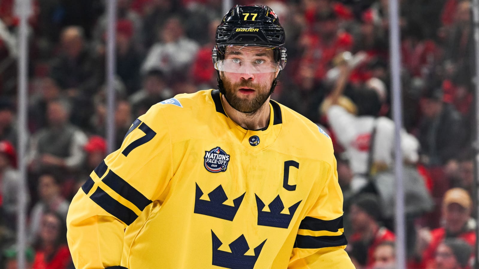 Team Sweden&#39;s Victor Hedman makes bold prediction on who he thinks will win the final game