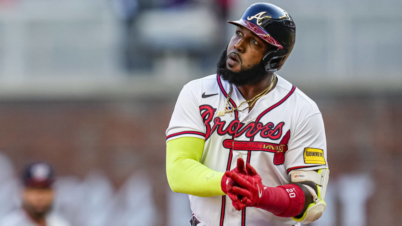 MLB Twitter reacts to fan sporting a customized Marcell Ozuna