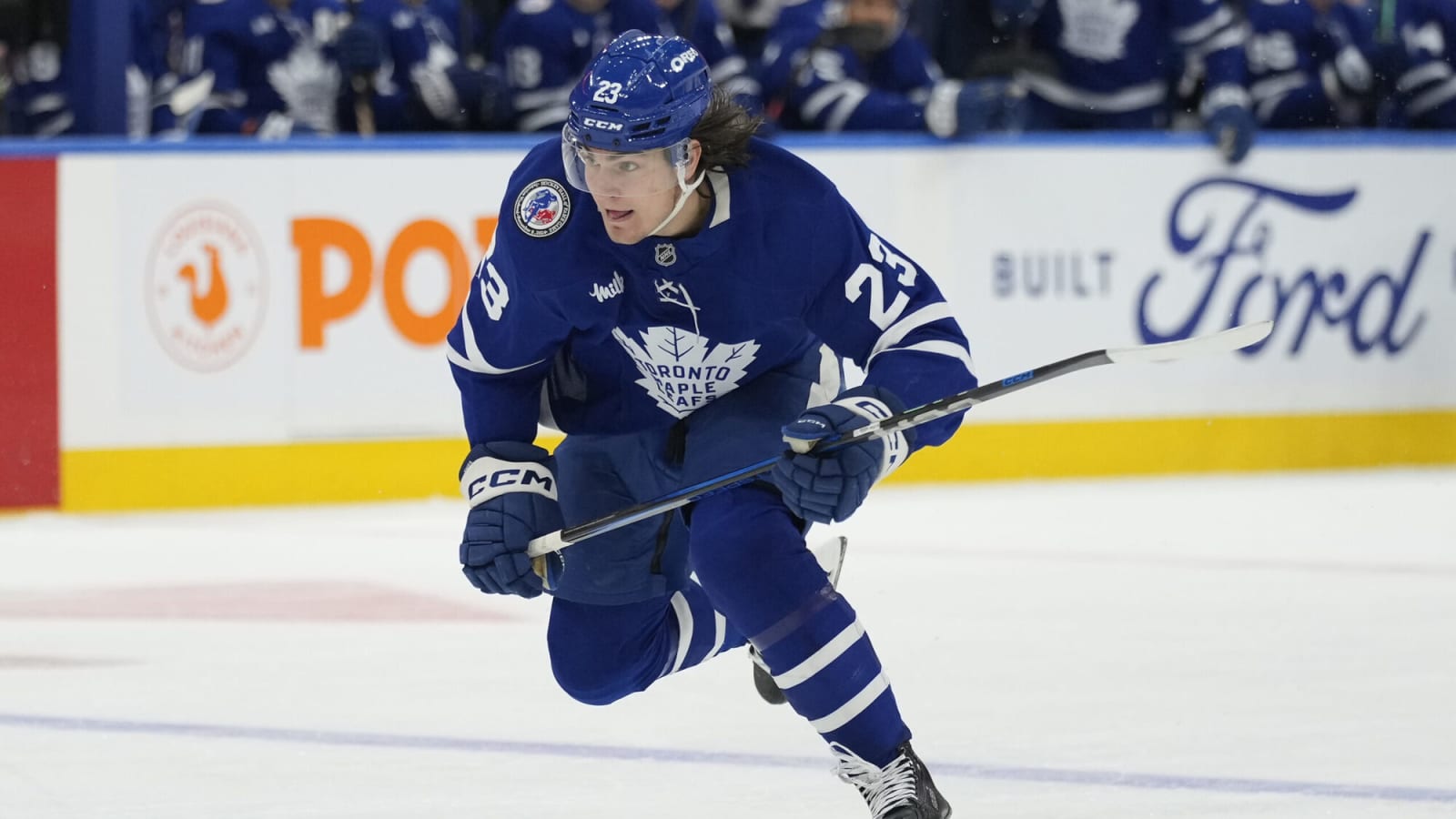 Leafs practice notes: Matthews, Knies reunited on top line, first power play unit, McMann day-to-day