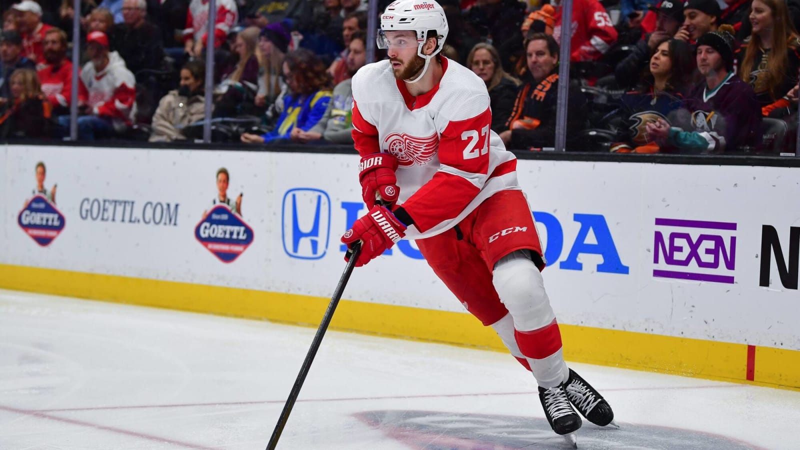 Detroit Red Wings’ Michael Rasmussen out Friday vs. New York Rangers