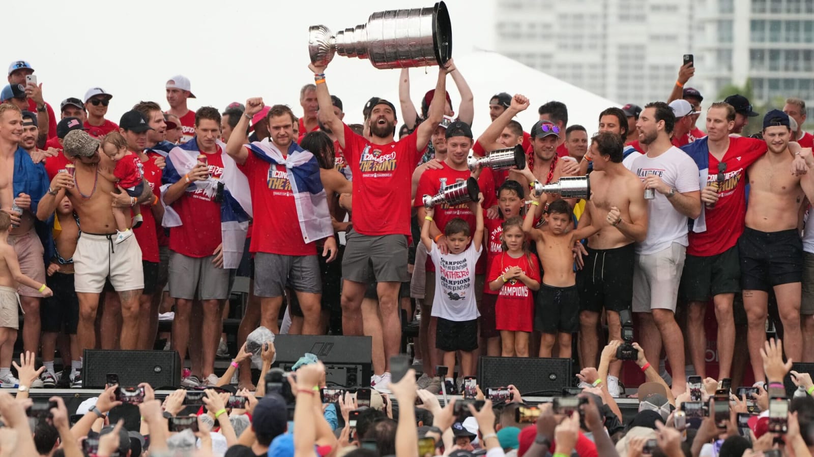‘F–k you, Brooks Koepka’: Aaron Ekblad takes shot at golfer during Stanley Cup parade