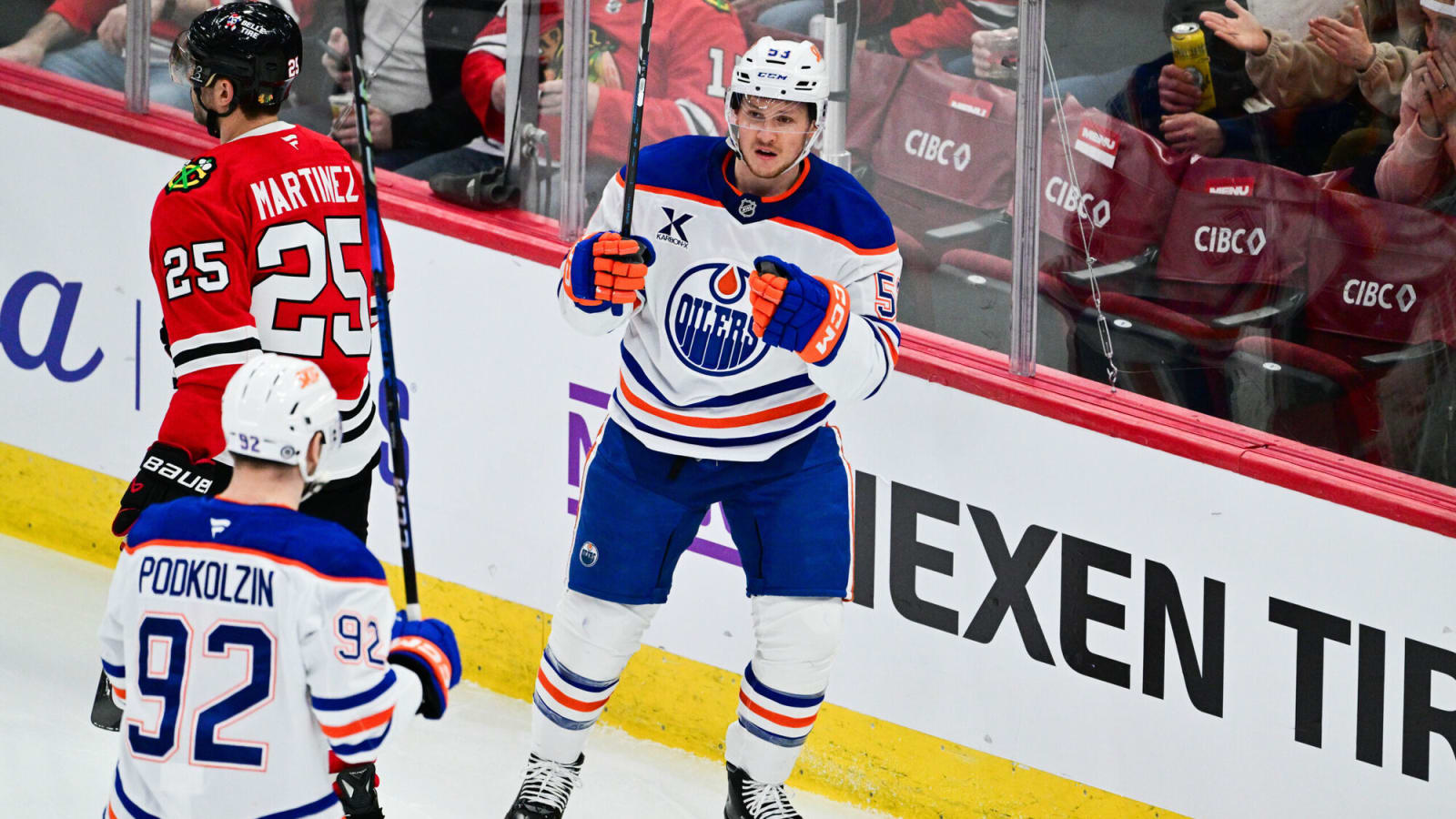 Jeff Skinner makes the most of lineup elevation in Oilers win over Blackhawks