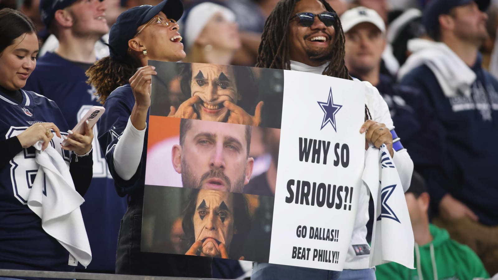 Watch: Cowboys and Eagles fans throw vicious punches at each other as they engage in a ‘huge’ fight during recent SNF game