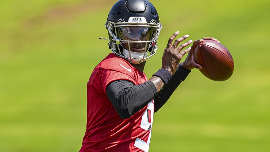 Watch: First glimpse of Michael Penix Jr. at Falcons rookie minicamp