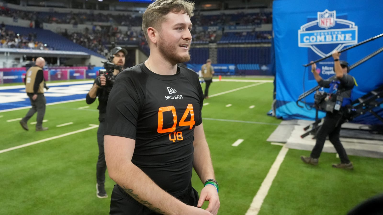 AFC Notes: Quinn Ewers, Matthew Stafford, Raiders, Broncos & Chargers Combine Meetings