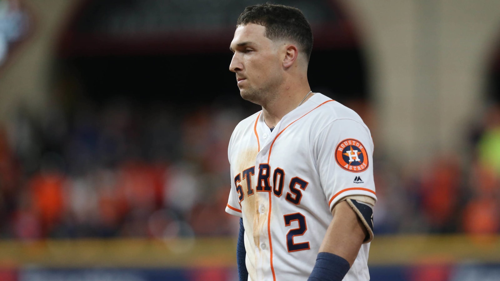 Andrew Benintendi and Alex Bregman engage in epic staredown