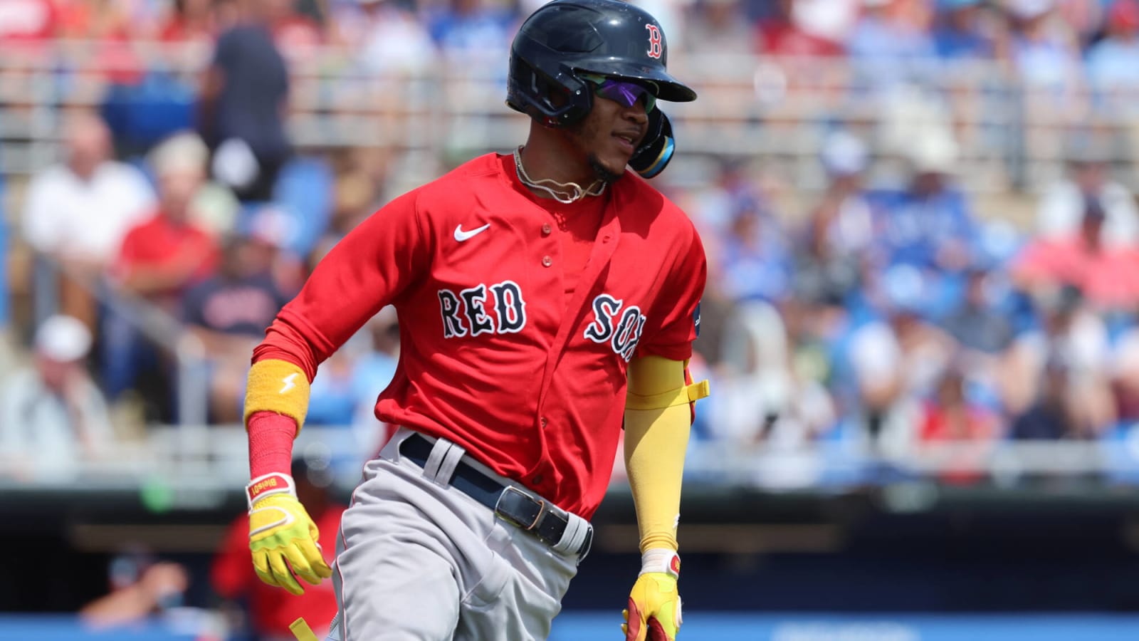 Red Sox outfield prospect Miguel Bleis shows flashes of his potential in first Grapefruit League start