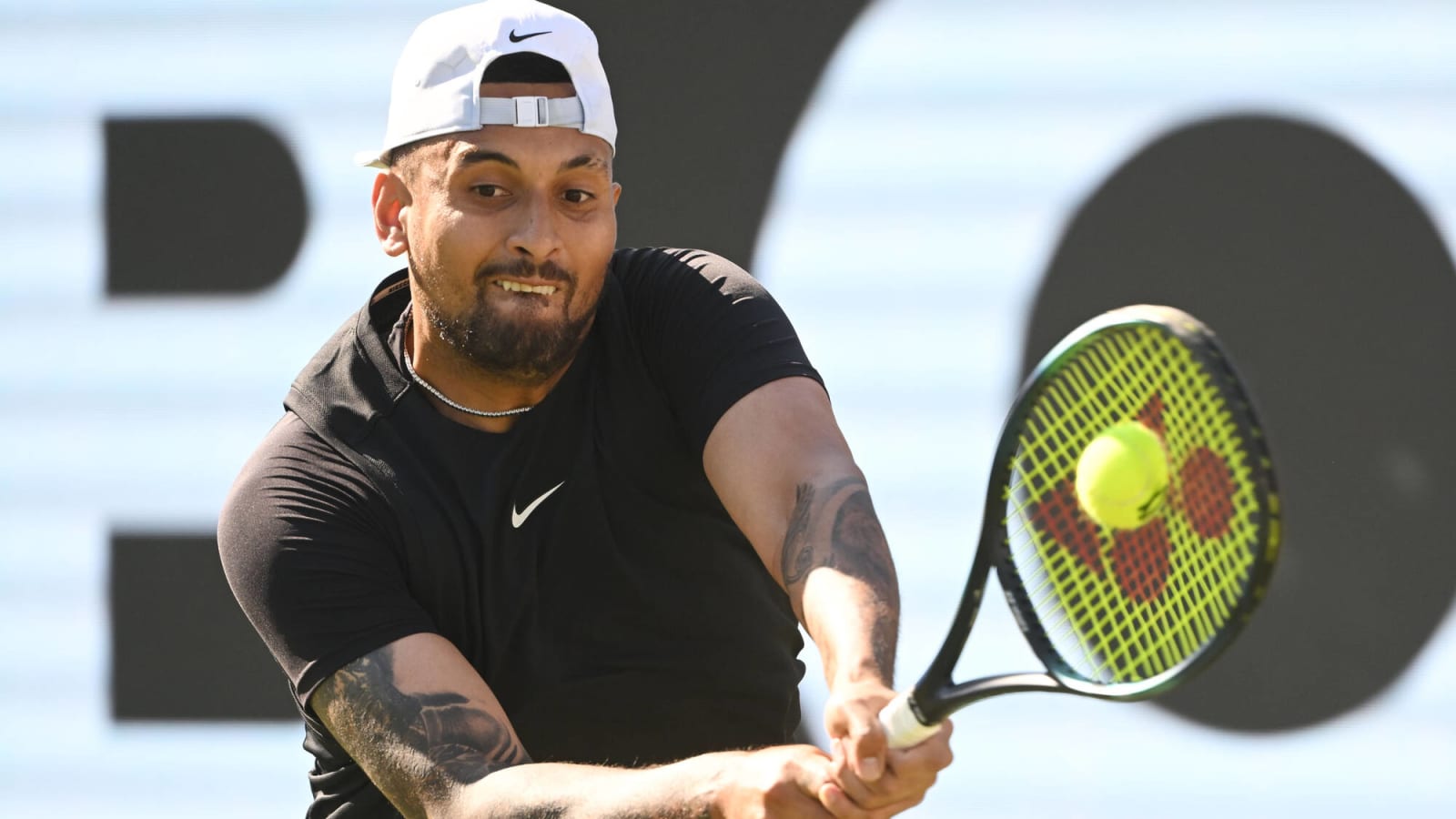 Watch: Nick Kyrgios steps in for Novak Djokovic as he rebukes chair umpire for unnecessary time violation