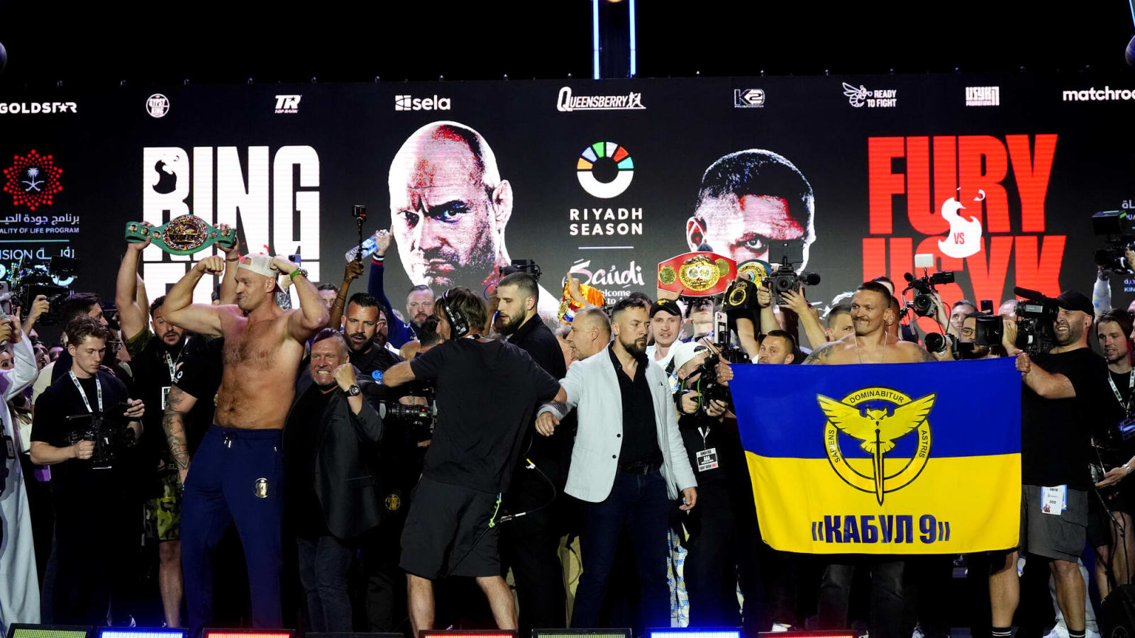 Tyson Fury And Oleksandr Usyk Weight-In