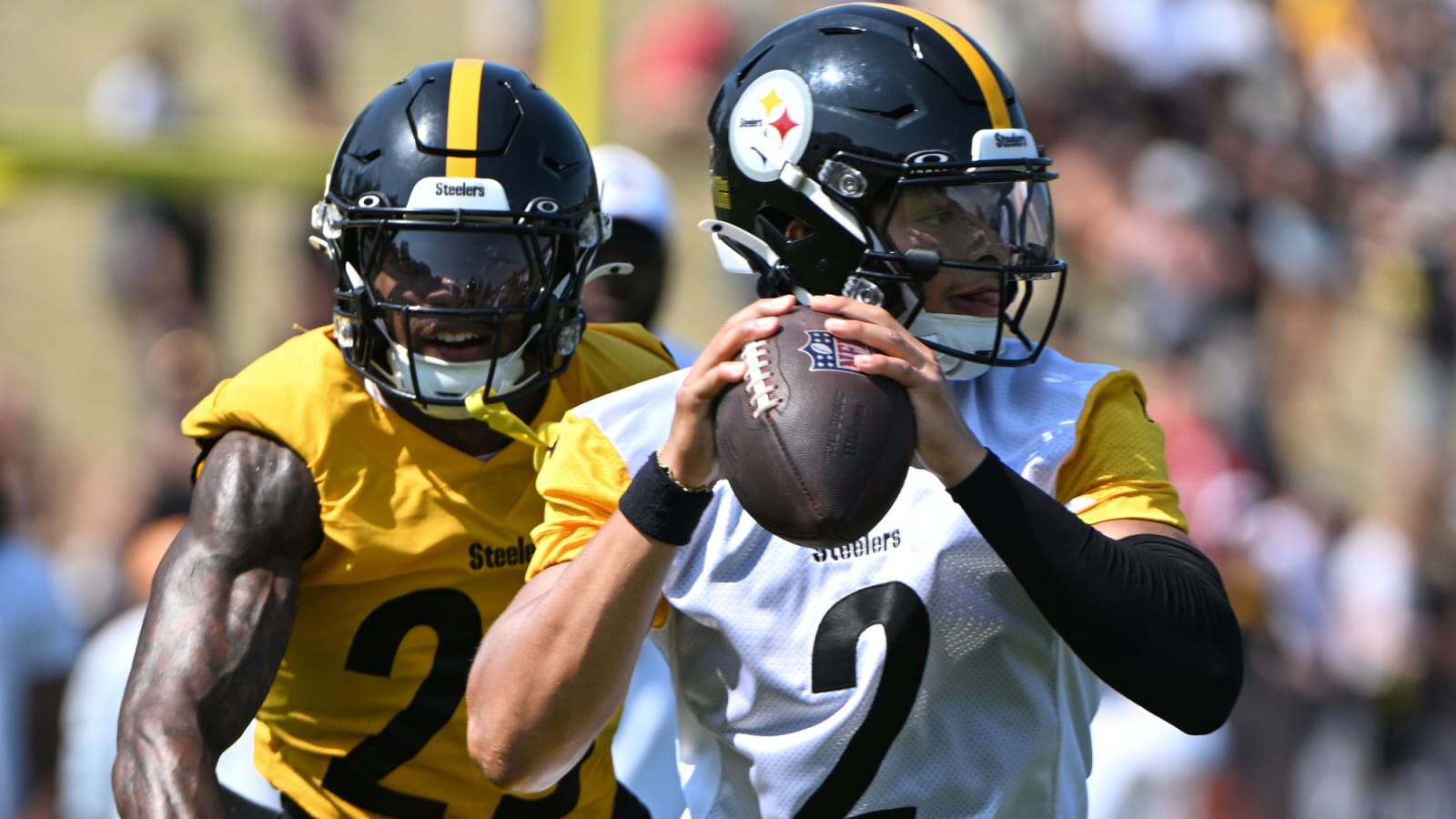 Fight Breaks Out At Pittsburgh Steelers Training Camp After Big Hit On QB