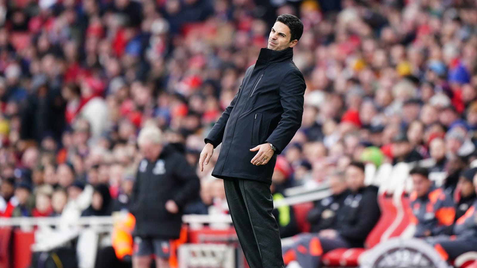 Arteta explains why he subbed off Gabriel against Palace