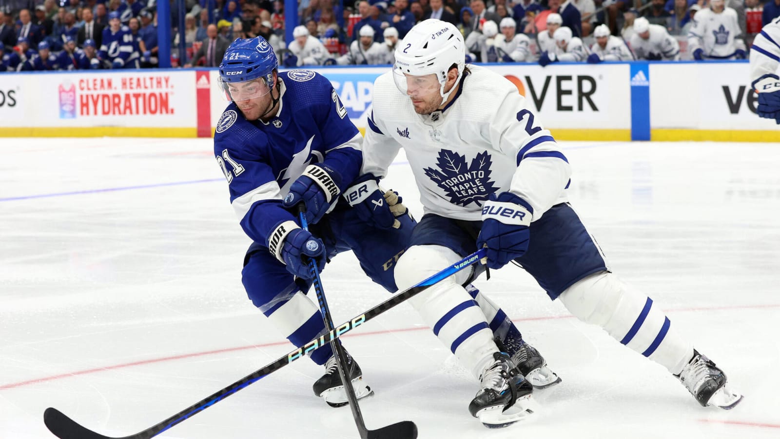 Luke Schenn is proving his playoff worth for the Toronto Maple Leafs