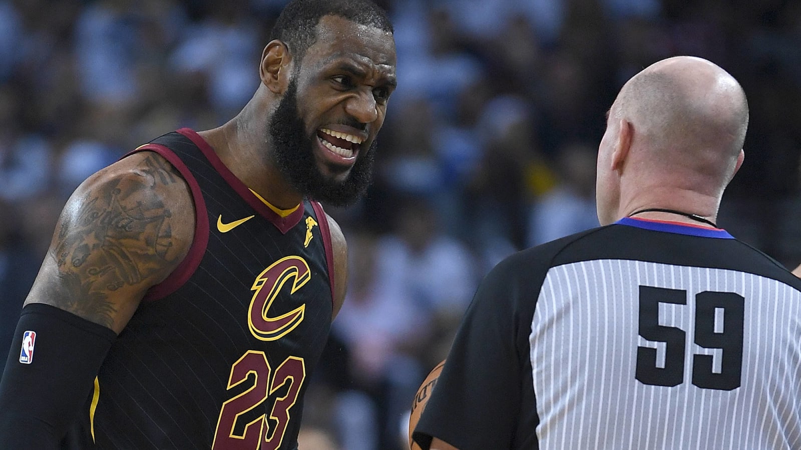 NBA Referee Hotline Bling: LeBron deals with dropped calls