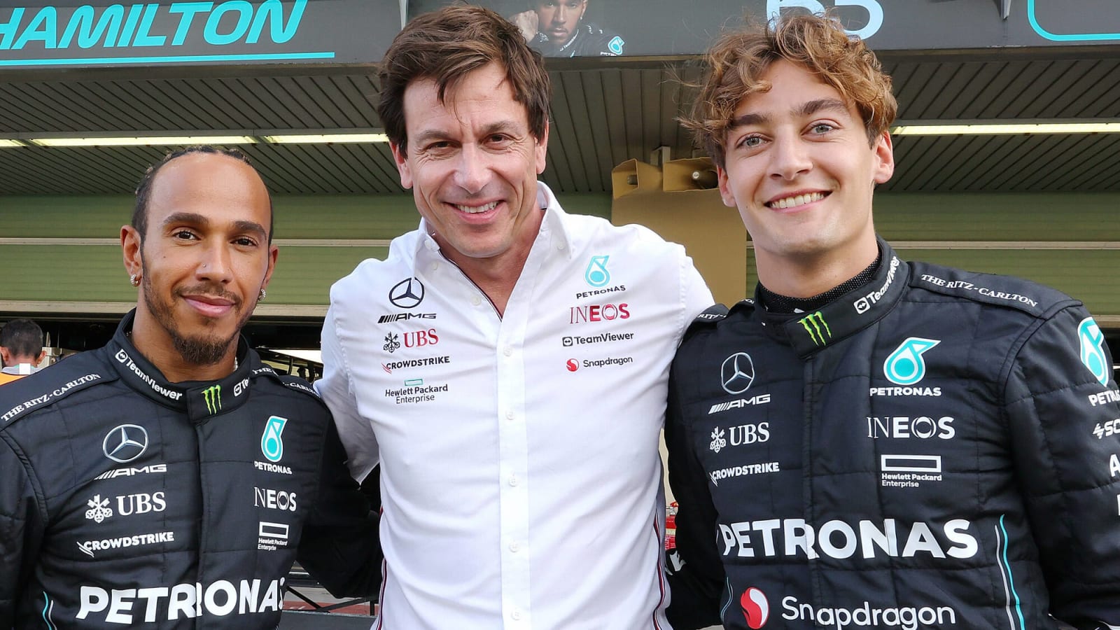 When George Russell had claimed Lewis Hamilton’s move to Ferrari ‘won’t happen’ and brushed it off as a media bluff