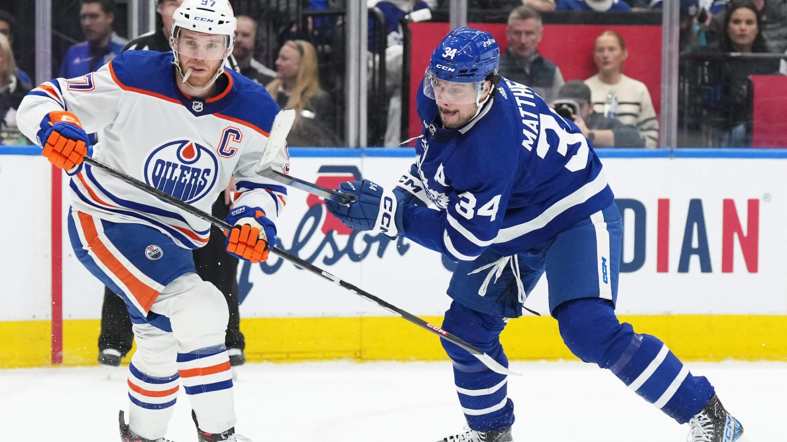 Oilers’ Connor McDavid and Maple Leafs’ Auston Matthews star in a new