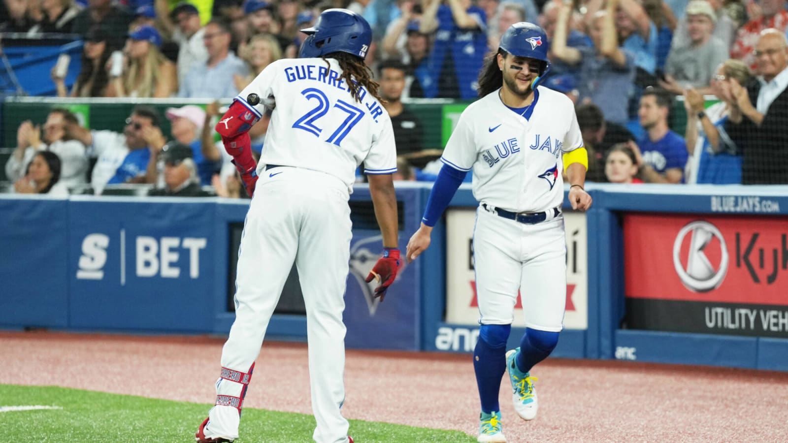 Blue Jays have reportedly talked to other teams about trades involving Bo Bichette and Vladimir Guerrero Jr.