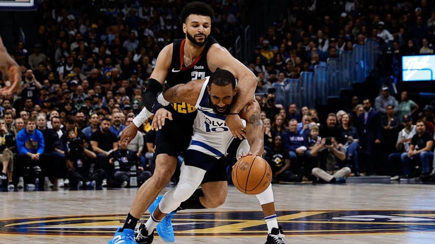 Unhinged Jamal Murray Throws Heat Pack onto Court During Game 2 vs Timberwolves