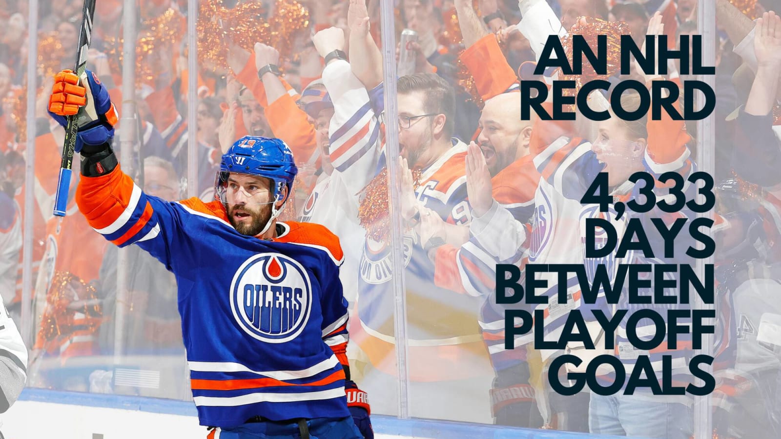 Oilers’ Adam Henrique sets NHL record for longest streak between playoffs goals