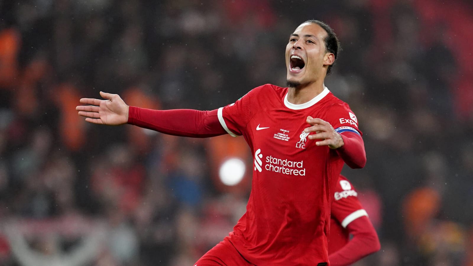 Watch: Virgil van Dijk drops huge hint over Liverpool future as Sky Sports relay on-air update