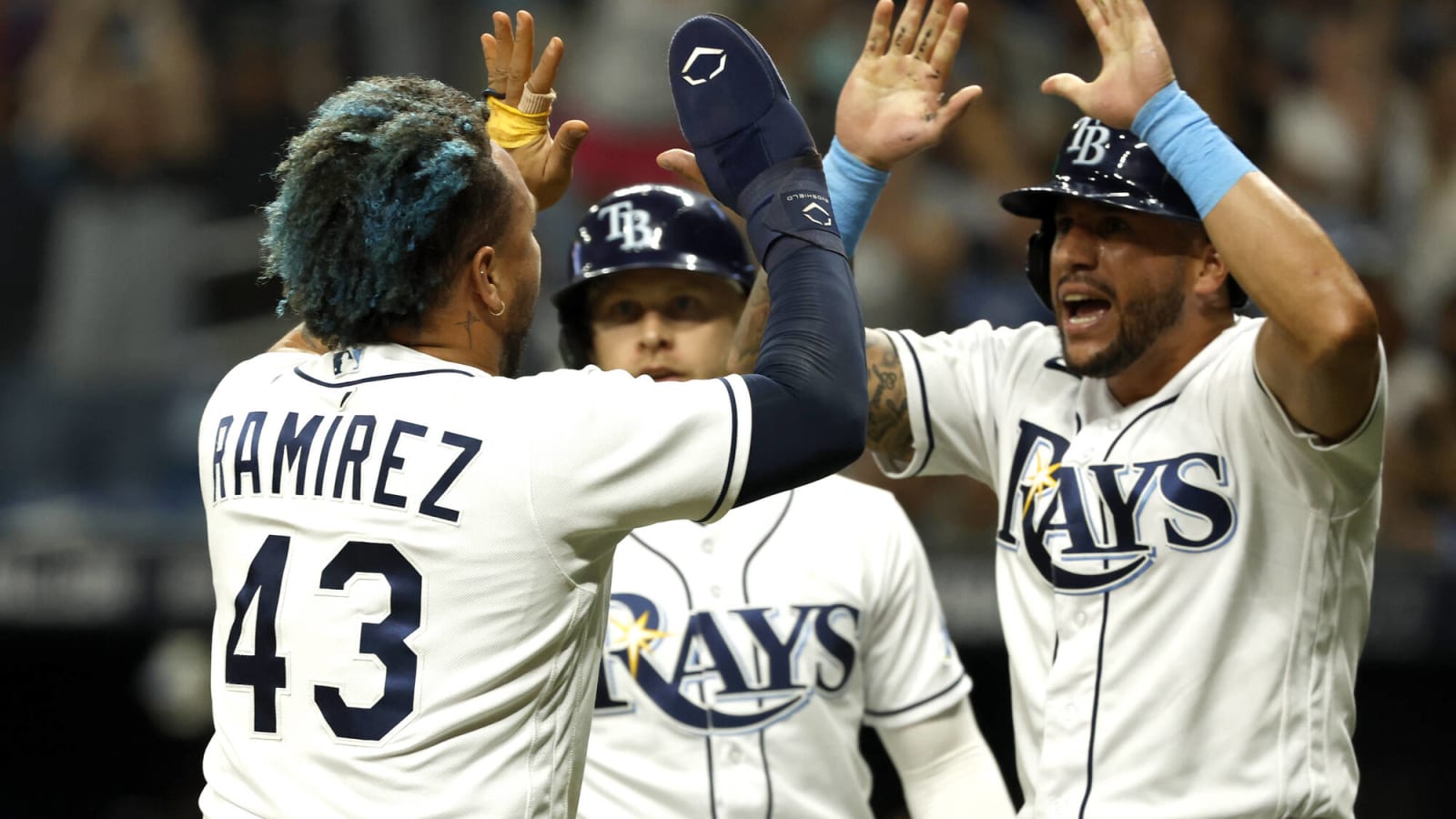 Tampa Bay Rays' all-Latino starting lineup of hitters makes MLB history -  CBS News