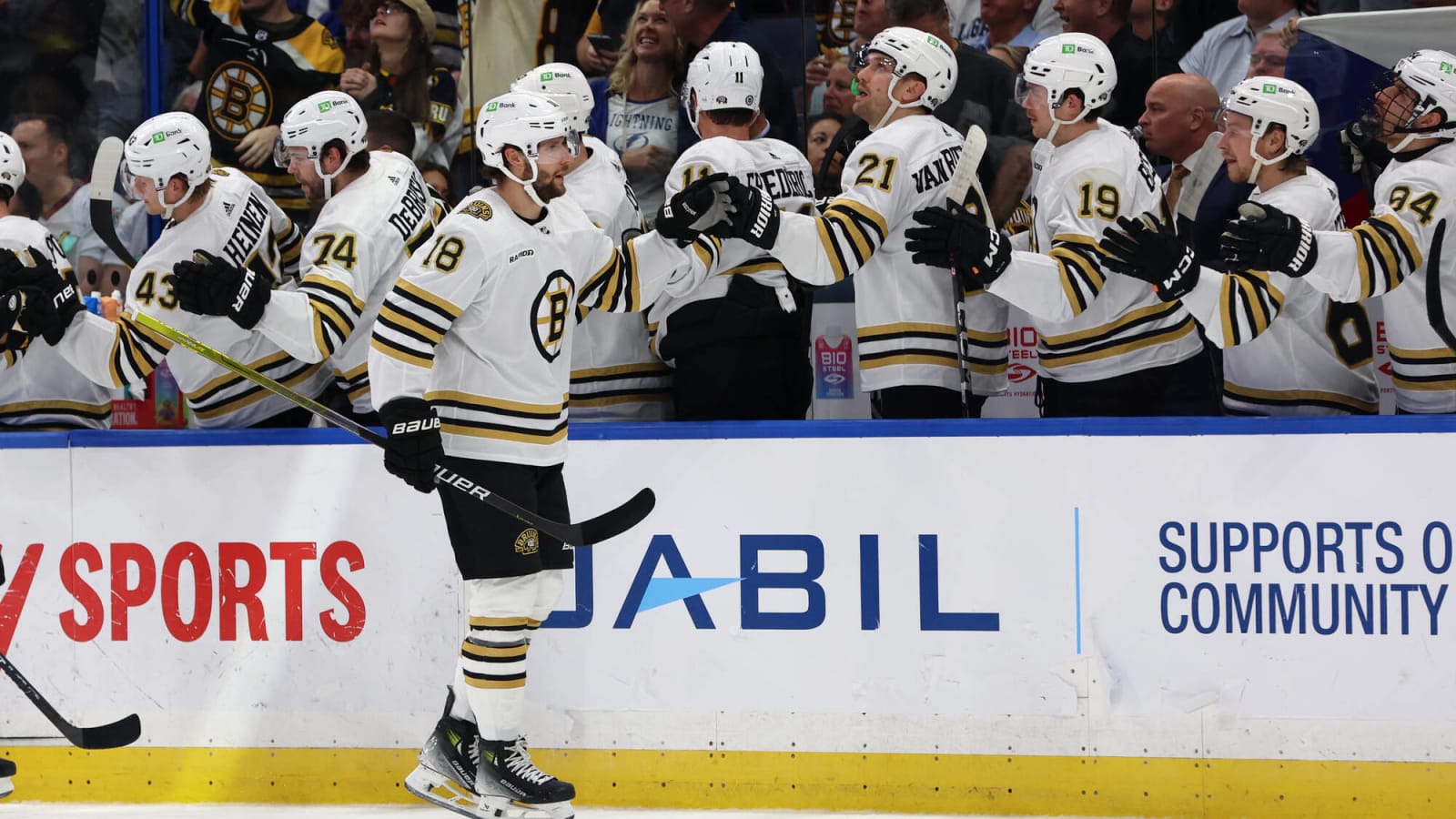 Bruins Getting Unexpected Goal Production From Zacha and Coyle