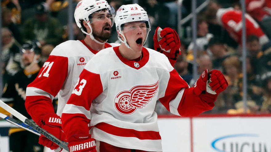 Red Wings Raymond Gets Bump From Swedes