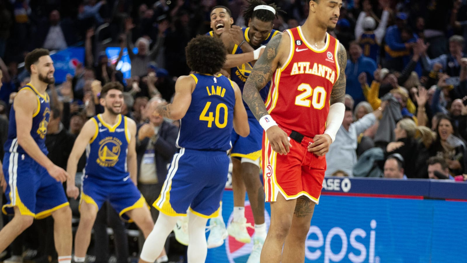 Video Shows Wild Reaction After Kevon Looney Game Winner