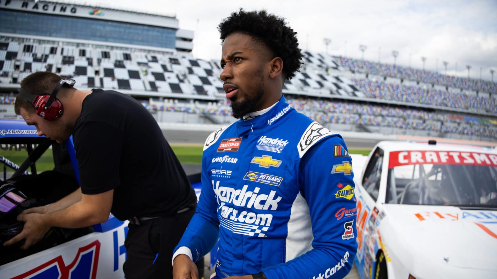 HMS team owner Rick Hendrick gives Rajah Caruth the Kyle Larson-tier support with latest sponsorship deal