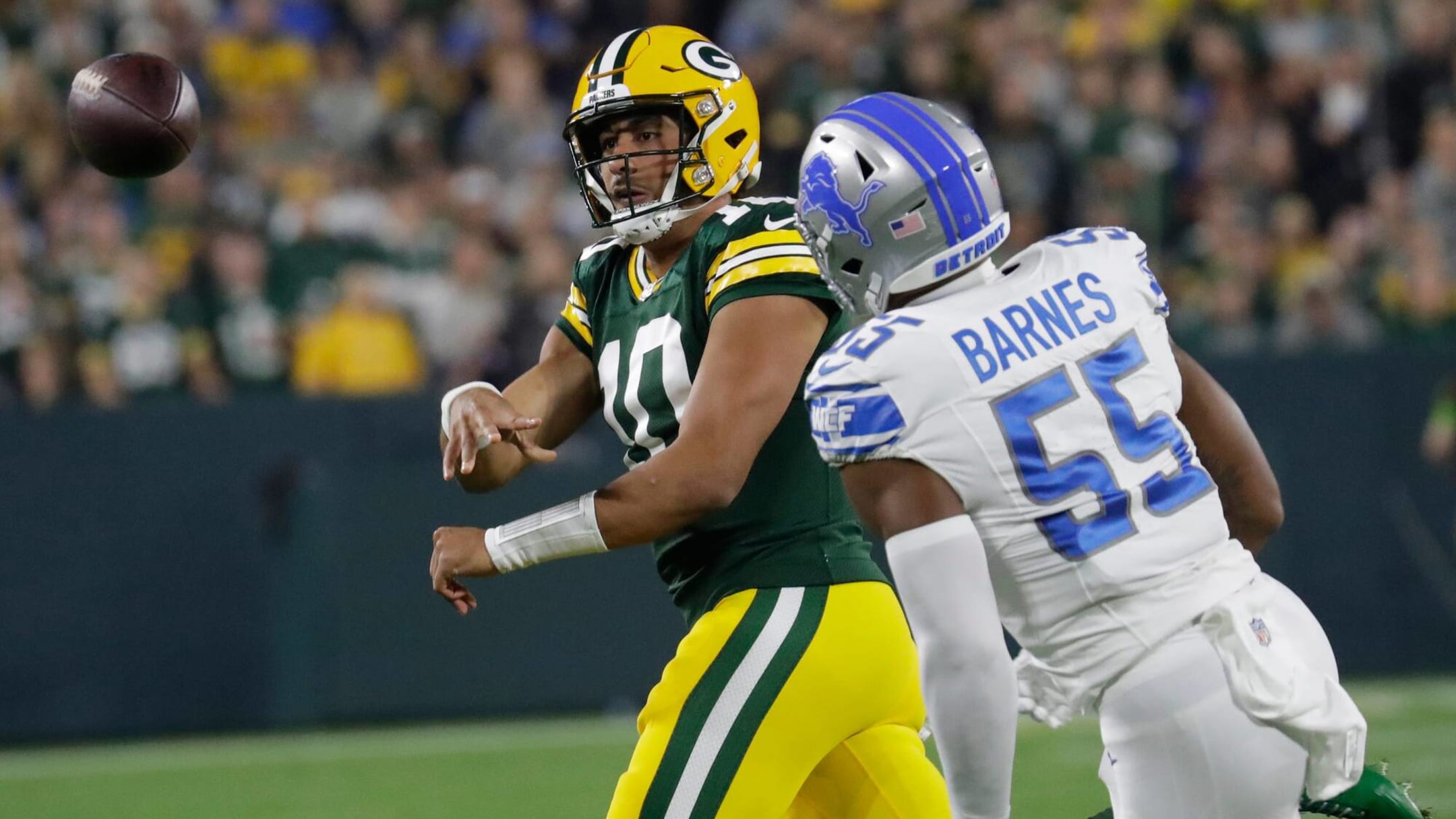 Packers QB Jordan Love doesn't mind pressure that comes from replacing Aaron  Rodgers