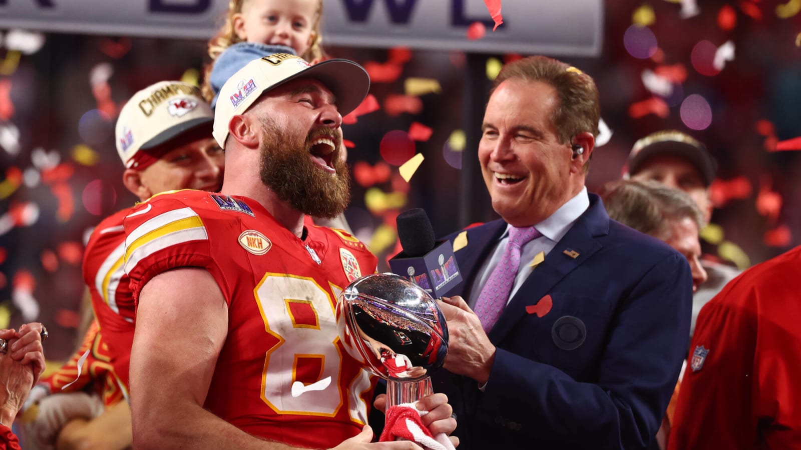 Travis and Jason Kelce prove to be the life of the party after Chiefs Super Bowl LVIII win