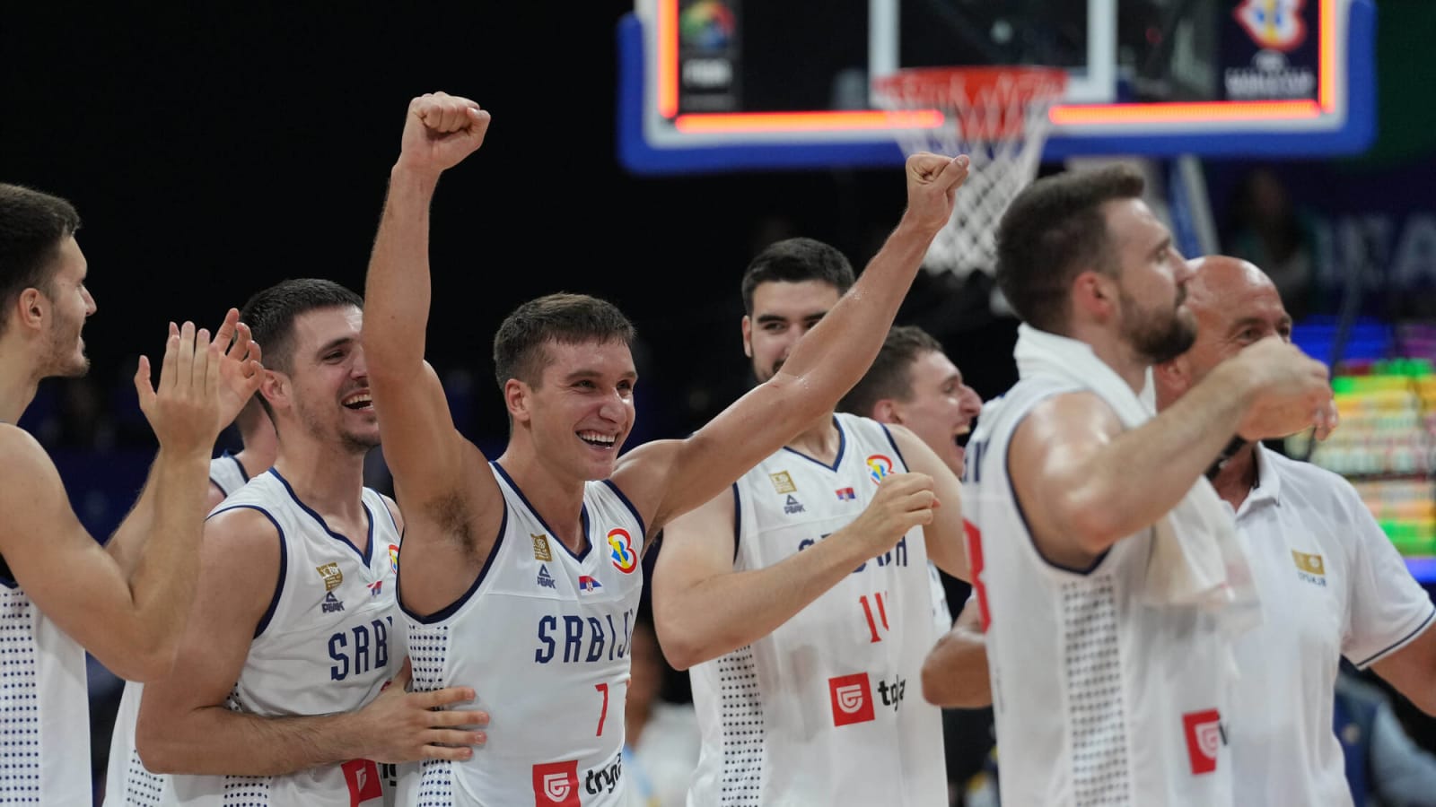 Hawks’ Bogdan Bogdanovic leads Serbia to the World Cup finals