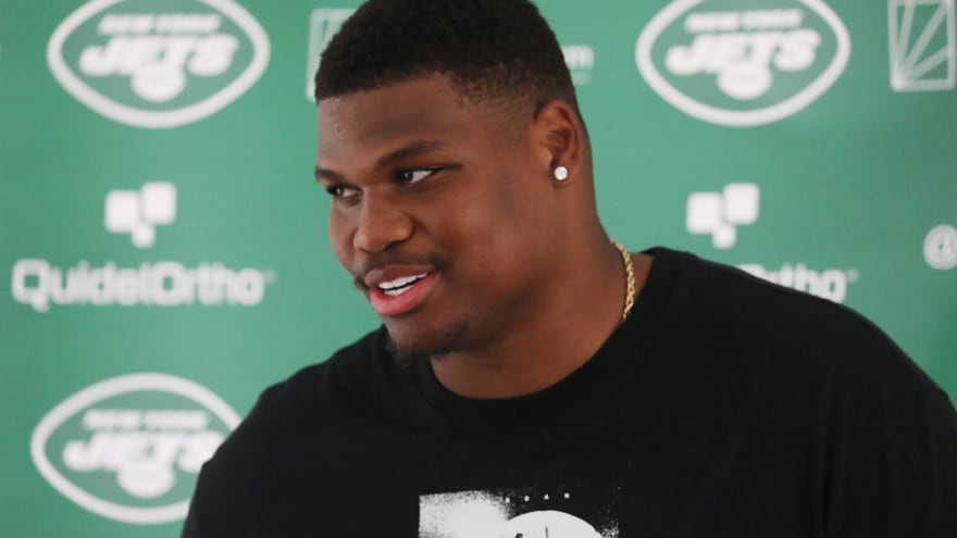 Watch: 'Ain’t our running back 20 years old?' – Quinnen Williams’ reaction to finding out Aaron Rodgers is entering his 20th year in NFL