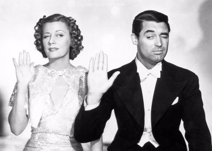 Cary Grant and Irene Dunne