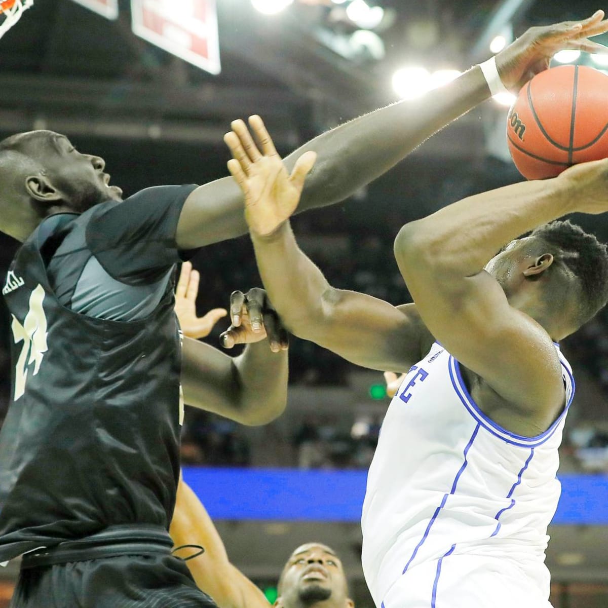 Tacko Fall Gets Ridiculous Block At Jazz Summer League