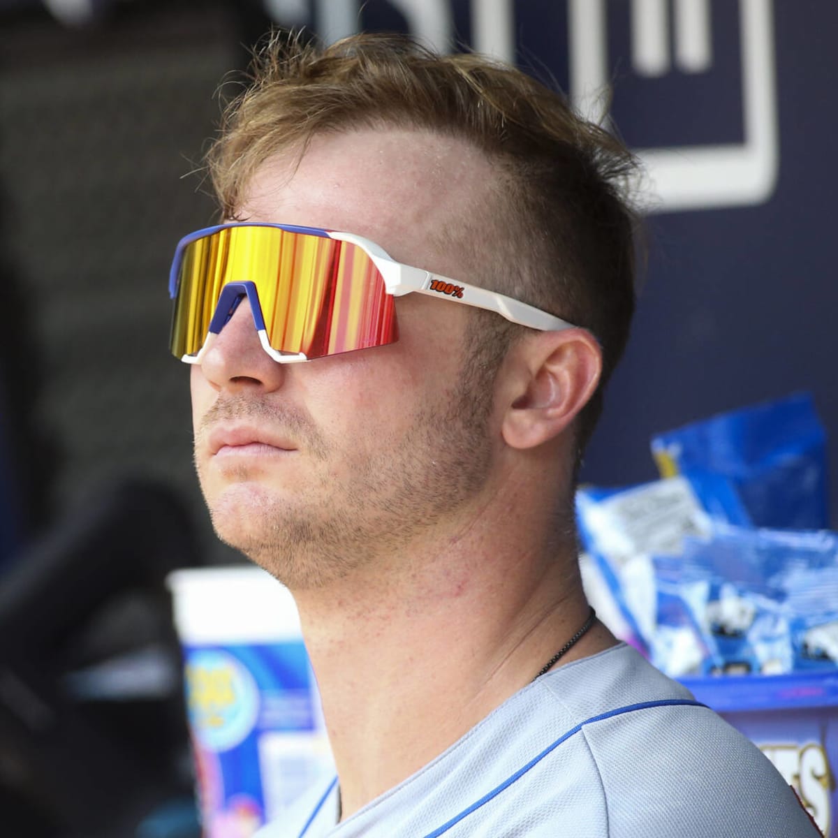 Pete Alonso flipped his car three times on Sunday, say he's lucky