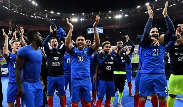Les Bleus on to Russia