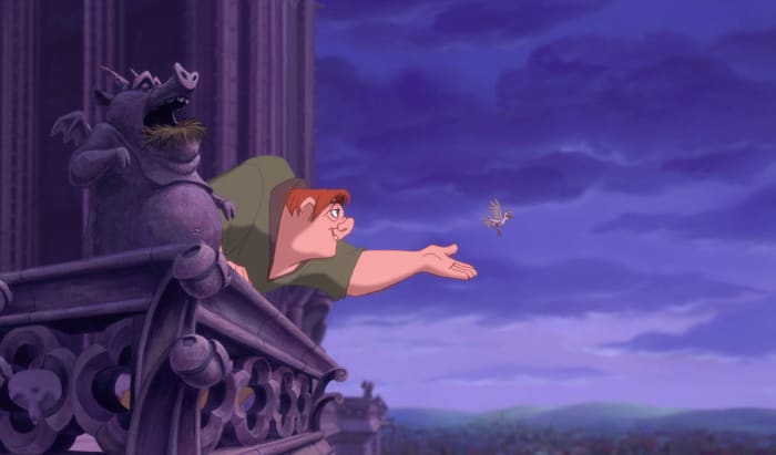'Beauty and the Beast' in 'The Hunchback of Notre Dame'