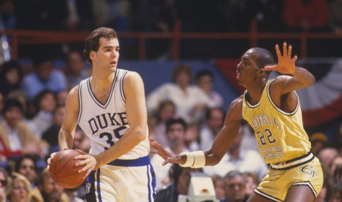 T17. 269 points (19 games) -- Danny Ferry, Duke, 1986-89