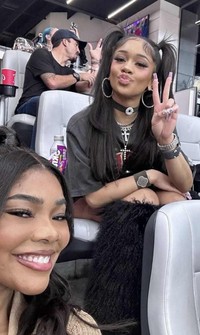 Saweetie and Gabrielle Union