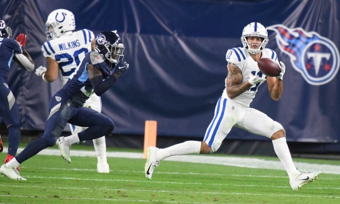One Colts receiver shows up to aid Rivers